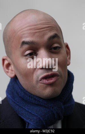 Londres, Royaume-Uni, le 11 février 2018 : Chuka Umuna MP vu à la BBC à Londres Credit : RM Press/Alamy Live News Banque D'Images