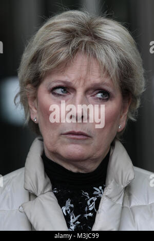 Londres, Royaume-Uni, le 11 février 2018 : Anna Soubry MP vu à la BBC à Londres Credit : RM Press/Alamy Live News Banque D'Images