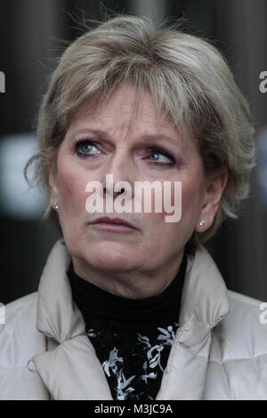 Londres, Royaume-Uni, le 11 février 2018 : Anna Soubry MP vu à la BBC à Londres Credit : RM Press/Alamy Live News Banque D'Images