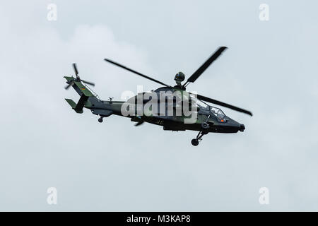 BERLIN, ALLEMAGNE - 01 juin 2016 : Airbus Helicopters hélicoptère d'attaque Tigre. ILA Berlin Air Show Exhibition 2016 Banque D'Images