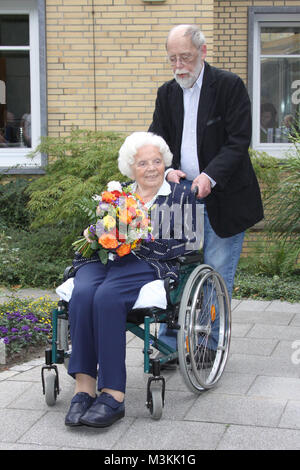 95. Geburtstag der Volksschauspielerin Seniorenstift Heidi Kabel, der Ernst-und-Claere-Jung Hamhurg-Stiftung, 27.08.2009, Heidi Kabel Banque D'Images