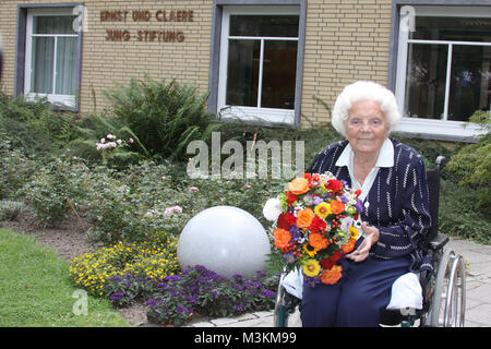 95. Geburtstag der Volksschauspielerin Seniorenstift Heidi Kabel, der Ernst-und-Claere-Jung Hamhurg-Stiftung, 27.08.2009, Heidi Kabel Banque D'Images