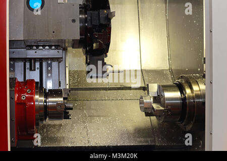 Tête de fraisage CNC Centre d'usinage et de la machine Banque D'Images