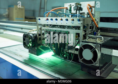 Machine CNC modernes à l'usine Banque D'Images