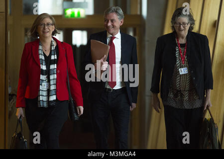 Les politiciens s'occupe le premier ministre écossais hebdomadaire's Questions de Holyrood. Avec : Richard Leonard Où : Édinbourg, Royaume-Uni Quand : 11 Jan 2018 : Crédit d'Euan Cherry/WENN.com Banque D'Images