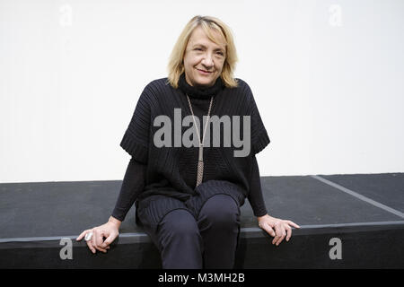 L'actrice Blanca Portillo assiste à la présentation du spectacle de théâtre EL ANGEL EXTERMINADOR à Madrid. L'Espagne. Le 11 janvier 2018 Comprend : Blanca Portillo Où : Madrid, Espagne Quand : 11 Jan 2018 Crédit : Oscar Gonzalez/WENN.com Banque D'Images