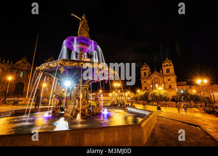 Pérou Cusco Plaza de Armas prises en 2015 Banque D'Images