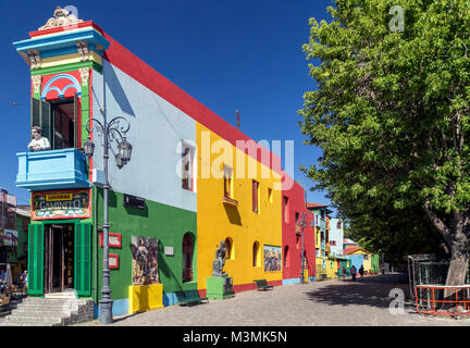 Caminito, La Boca. Buenos Aires, Argentine Banque D'Images