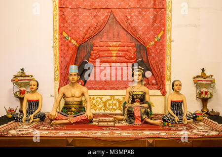 Sculptures de l'Indonésie de la famille sultan Banque D'Images