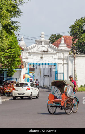 Palace à Surakarta, Java, Indoensia Banque D'Images