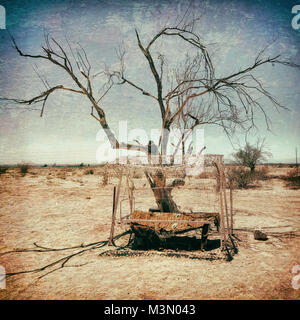 Niland, Californie - le 26 juin 2016 : Salut Mountain Californie prises en 2015 Banque D'Images