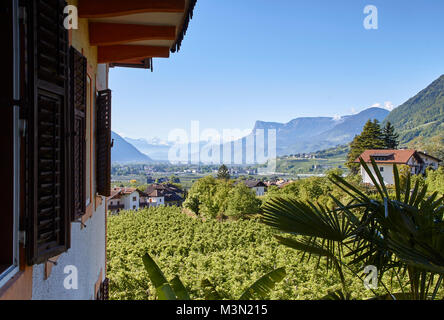 Maison de vacances à Lagundo, le Tyrol du Sud Banque D'Images