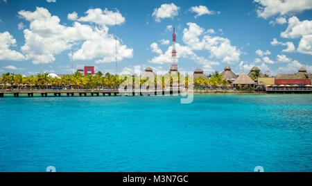 Port de l'île de Cozumel à Puerta Maya, Quintana Roo, Mexique Banque D'Images