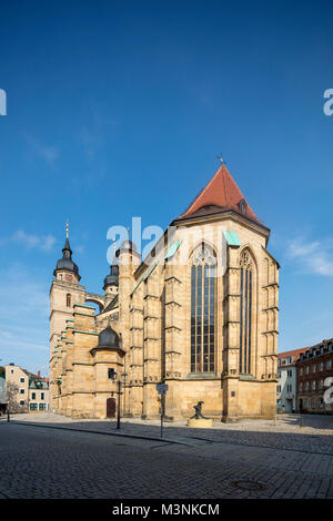 L'église Stadtkirche, ville de Bayreuth, en Bavière, Allemagne Banque D'Images