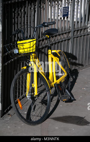 Service de location de vélos dockless Ofo Banque D'Images