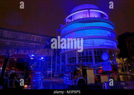 Gand, Belgique. 31 janvier - 3 Février, 2018. Festival de lumière de Gand. (07) Au secours, par créer. Banque D'Images