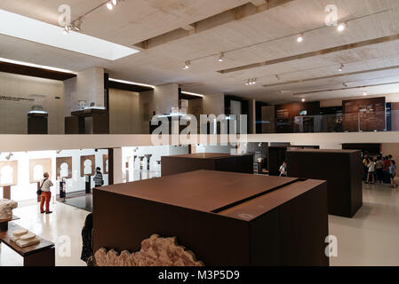 Cordoue, Espagne - 11 Avril 2017 : Madinat al Zahara Museum conçu par Nieto Sobejano. Arquitects Vue de l'intérieur. Banque D'Images