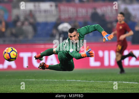 Rome, Italie. 12 Février, 2018. Benevento-Olimpic Stadium-Rome Roma Serie A - 11 Feb 2018 dans l'image Cristian Puggioni Fotografo01 Photo Credit : agence photo indépendante/Alamy Live News Banque D'Images