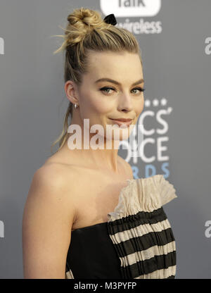 Le 23e Critics' Choice Awards - Arrivals comprend : Margot Robbie Où : Los Angeles, California, United States Quand : 11 Jan 2018 Crédit : Brian à/WENN.com Banque D'Images