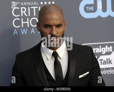 Le 23e Critics' Choice Awards - Arrivals comprend : Ricky Whittle Où : Los Angeles, California, United States Quand : 11 Jan 2018 Crédit : Brian à/WENN.com Banque D'Images