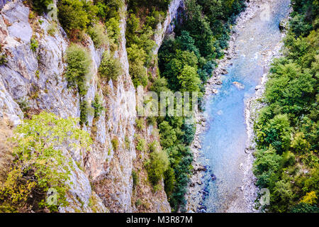 Vue depuis le sommet de la montagne Blue River, Monténégro Banque D'Images