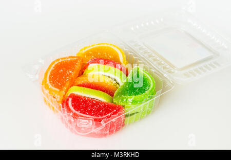 Gelée de fruits colorés Banque D'Images
