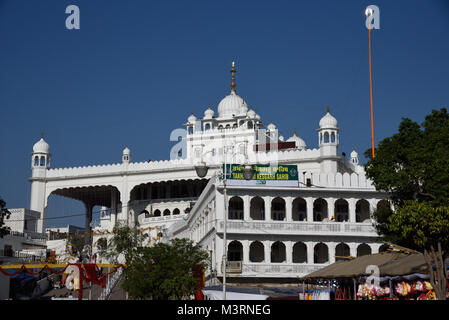 Takht Sri Darbar Keshgarh Sahib, Takhat Sri Kesgarh Sahib, Kesgardh Qila, Gurudwara, Anandpur Sahib, Punjab, Inde, Asie Banque D'Images