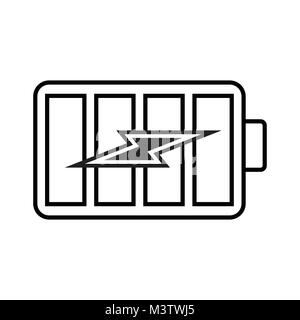 Charge sur batterie vide Illustration de Vecteur