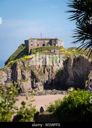 St Catherines Island Tenby, Pembrokeshire Wales Banque D'Images