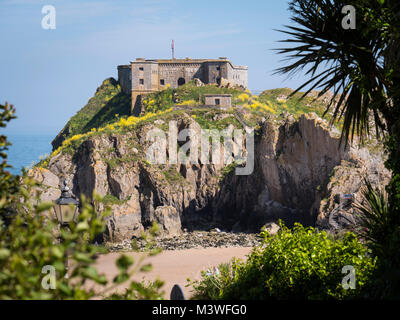 St Catherines Island Tenby, Pembrokeshire Wales Banque D'Images