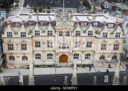 All Souls College à l'université d'Oxford, en Angleterre. Banque D'Images