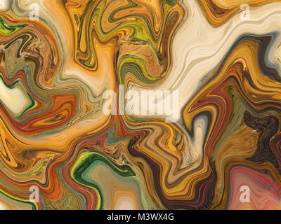 Mélange de couleurs juteuses avec peinture marbrure. En texture. Peinture splash. Le liquide coloré. Il peut être utilisé pour l'affiche, brochure, invitation, de livre. Banque D'Images
