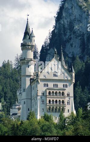 Le château de Neuschwanstein, Hohenschwangau, Allemagne Banque D'Images