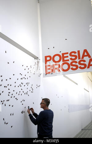 JOAN BROSSA MACBA POÉSIE ARTS VISUELS EXPOSITION DE L'ARTISTE. BARCELONA Banque D'Images