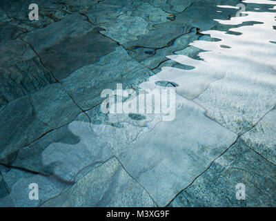 La surface de l'eau Blue Abstract Background Banque D'Images