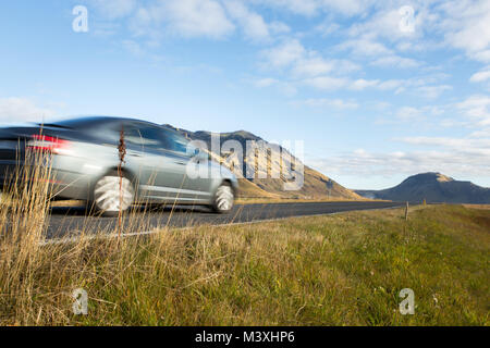 Prendre la route dans le sud de l'Islande Europe backrounds Banque D'Images