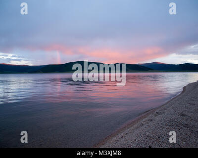 Great White Lake, en Mongolie Banque D'Images