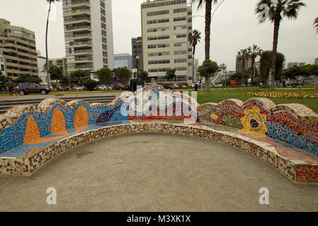 Parc Miraflores Lima Pérou l'amour Banque D'Images