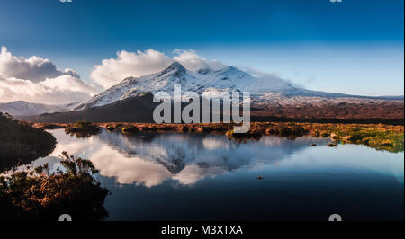 Cuillin Snowy Ridge - Isle of Skye Banque D'Images