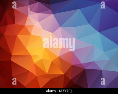 Motif bleu orange foncé Illustration de Vecteur