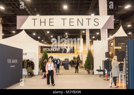 Las Vegas, NV, USA. 12 Février, 2018. Magique atmosphère UBM Fashion à Las Vegas, Nevada le 12 février 2018. Credit : Damairs Carter/media/Alamy Punch Live News Banque D'Images