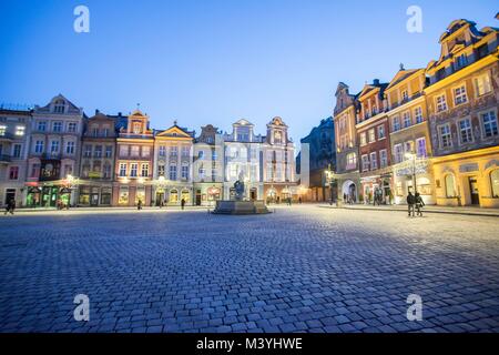 8 février 2018 - Poznan, Pologne, Grande Pologne - 8 février 2018 - Poznan, Pologne - Vieille ville. (Crédit Image : © Dawid Tatarkiewicz via Zuma sur le fil) Banque D'Images