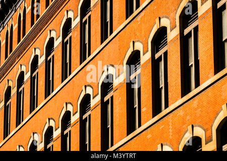 L'ouest du bâtiment 22.   Manhattan Street New York, New York, USA Banque D'Images
