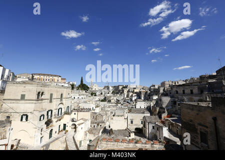 L'Italie, la Basilicate, Matera, Sassi di Matera Banque D'Images