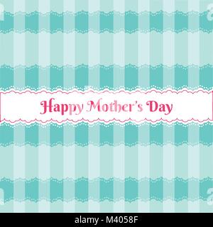 Heureux le jour de mères plus motif mignon Illustration de Vecteur