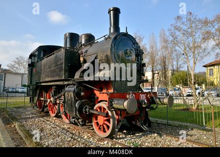 Locomotive à vapeur Ferrovie dello Stato FS 880 - 006 Banque D'Images