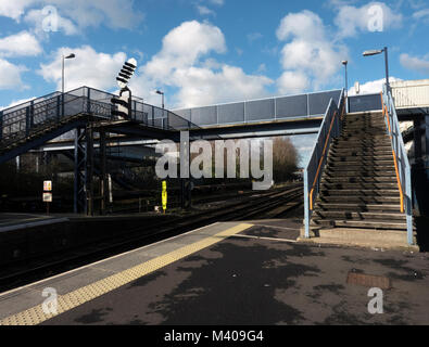 La gare de Redbridge, Southampton, Hampshire, England, UK Banque D'Images