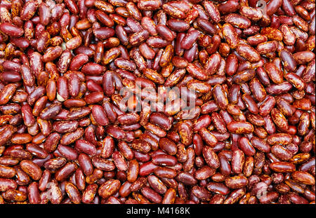 Beaucoup de graines de haricots rouges en arrière-plan Banque D'Images