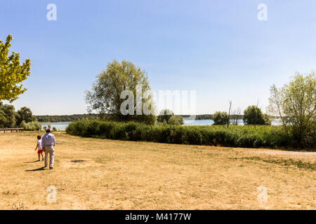 Le Lac d'Orient (lac de l'Est) ou lac-réservoir Seine, un lac réservoir situé dans le département de l'Aube, région Grand Est, en France, et l'un des Banque D'Images