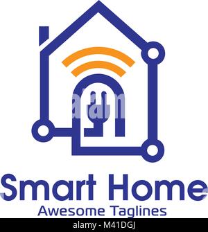 Illustration Vecteur de Smart Home Présentation du Concept pour la conception Illustration de Vecteur